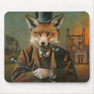 Victoriaans Dapper Fox Mouse mat. Muismat