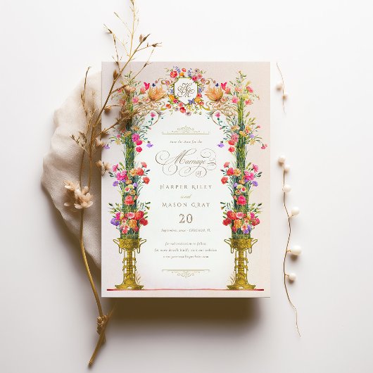 Victoriaans De datum opslaan Kaart