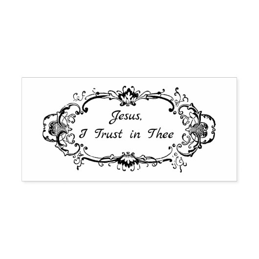 Victoriaans Decoratief Lijst Rubberstempel (Afrduk)