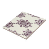 Victoriaans decoratief patroon tegeltje (Zijkant)