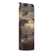 Victoriaans Decoupage Beauty Dracula's Kiss Gotisc Thermosbeker (Geroteerd rechts)