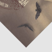 Victoriaans Decoupage Beauty Dracula's Kiss Gotisc Tissuepapier (Detail)