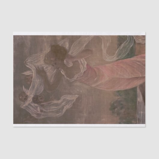 Victoriaans deduplicatie van weefselpapier met vro tissuepapier (Voorkant)