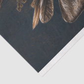 Victoriaans Deer Portrait Decoupage Tissuepapier (Detail)