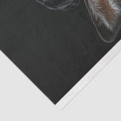 Victoriaans Deer Portrait Decoupage Tissuepapier (Detail)