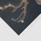 Victoriaans Deer Portrait Decoupage Tissuepapier (Detail)