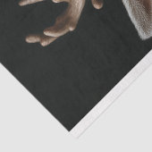 Victoriaans Deer Portrait Decoupage Tissuepapier (Detail)