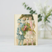 Victoriaans delen briefkaart (Staand voorkant)