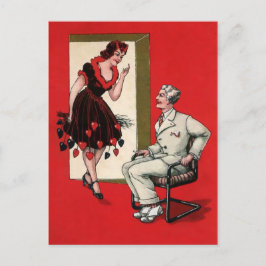Victoriaans Devil Girl Briefkaart