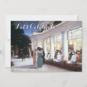  Victoriaans Dinner Party Kaart (Voorkant)