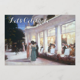  Victoriaans Dinner Party Kaart