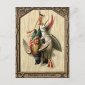 Victoriaans dode kerst briefkaart (Voorkant)