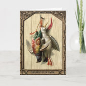  Victoriaans Dode Vogels Kerst Kaart (Voorkant)