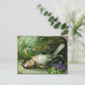  Victoriaans Dodelijke Kerstmis Briefkaart (Staand voorkant)