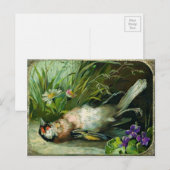  Victoriaans Dodelijke Kerstmis Briefkaart (Voorkant / Achterkant)