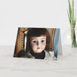 Victoriaans Doll "Francis"-blanco kaart