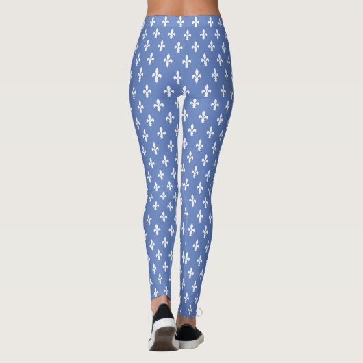 Victoriaans Donau Fleur de Lys Leggings (Achterkant)