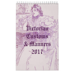 Victoriaans douane en wijze van beheer kalender