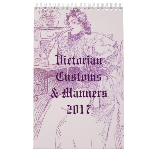 Victoriaans douane en wijze van beheer kalender (Hoes)