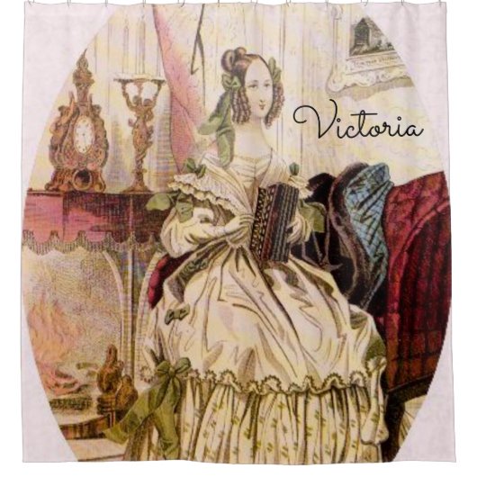 Victoriaans douchegordijn (Voorkant)