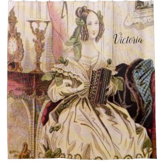 Victoriaans douchegordijn (Voorkant)