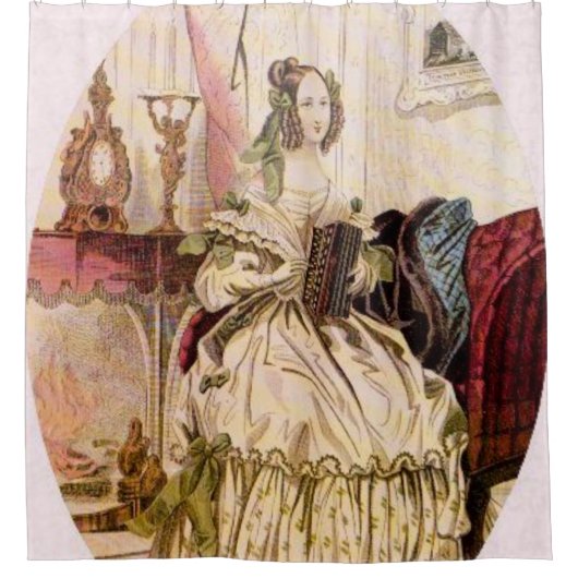 Victoriaans douchegordijn (Voorkant)