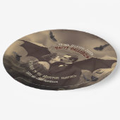 Victoriaans  Dracula Gotisch Halloween Buffet Papieren Bordje (Gekanteld)