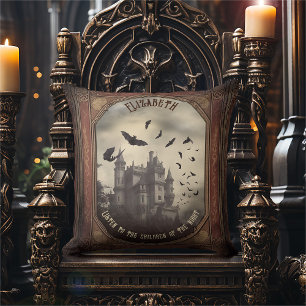 Victoriaans Dracula's Castle Romantisch Gotisch Kussen