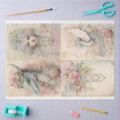 Victoriaans Dragon Series Design 12 Tissuepapier (Craft)