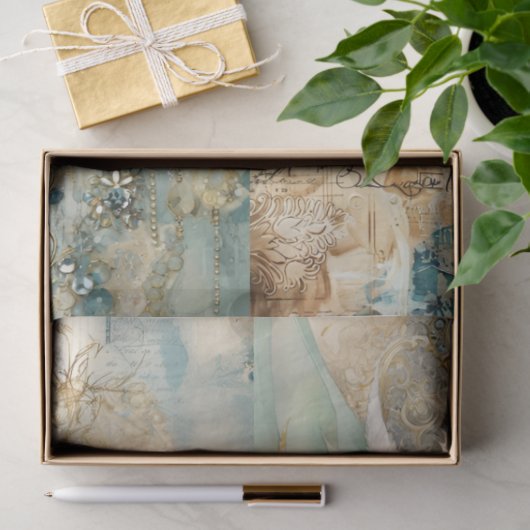 Victoriaans Dragon Series Design 2 Tissuepapier (Geschenk)