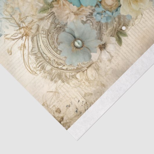 Victoriaans Dragon Series Design 2 Tissuepapier (Detail)