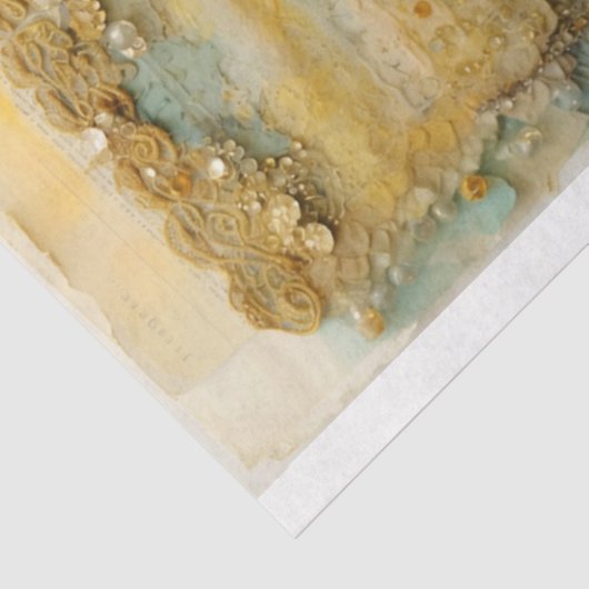 Victoriaans Dragon Series Design 5 Tissuepapier (Detail)