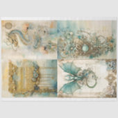 Victoriaans Dragon Series Design 5 Tissuepapier (Voorkant)