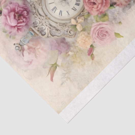 Victoriaans Dragon Series Design 8 Tissuepapier (Detail)