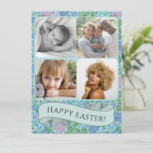 Victoriaans dragonflies Garden Muted Photo Easter Kaart (Staand voorkant)