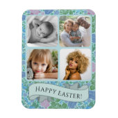 Victoriaans dragonflies Garden Muted Photo Easter Magneet (Verticaal)