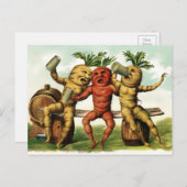  Victoriaans Drink wortelen Briefkaart (Voorkant / Achterkant)