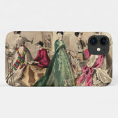 Victoriaans drukker met roze hoes (Achterkant (horizontaal))