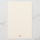 Victoriaans drukker met roze hoes briefpapier (Achterkant)