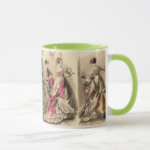 Victoriaans drukker met roze hoes