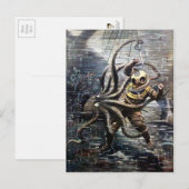  Victoriaans duikerbestrijding Briefkaart (Voorkant / Achterkant)