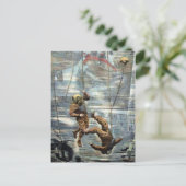  Victoriaans duikers Briefkaart (Staand voorkant)