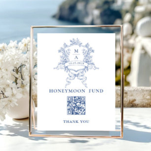 Victoriaans  Dusty Blue Honeymoon Fund Poster