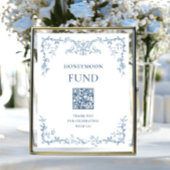 Victoriaans  Dusty Blue Honeymoon Fund Poster