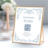 Victoriaans  Dusty Blue Honeymoon Fund Poster