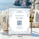 Victoriaans  Dusty Blue Honeymoon Fund Poster