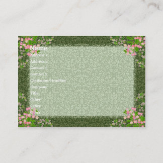 Victoriaans e-leganprofielkaart visitekaartje