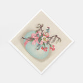  Victoriaans Easter Egg papieren servetten (Hoek)