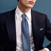 Victoriaans Edelweiss Golden Polka Dots Mannen Stropdas