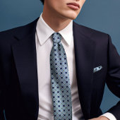 Victoriaans Edelweiss Golden Polka Dots  Mannen Stropdas